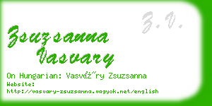 zsuzsanna vasvary business card